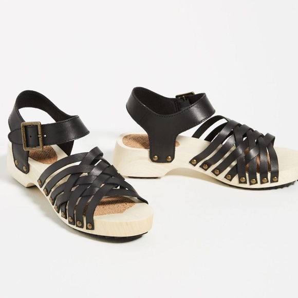 ✨ NWOB Anthropologie Harling Clog Sandals Sz 8 1/2